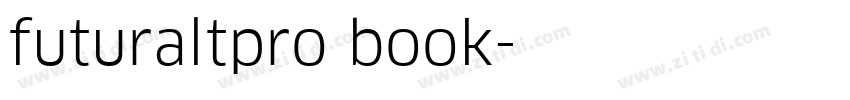 futuraltpro book字体转换